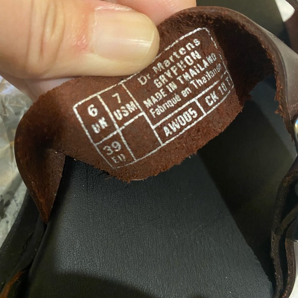 Dr Martens leather Sandals (women’s sz 39 / US 7) - Picture 3 of 5